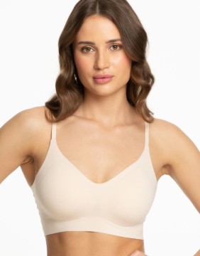 Бесшовный бюстгальтер "Simple Bra Top Beige"