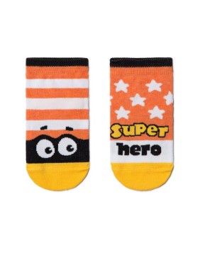 Laste sokid "Super Hero Orange"