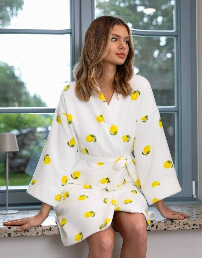 Bathrobe "Lemons"