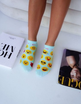 Naiste sokid "Emoji Mint"