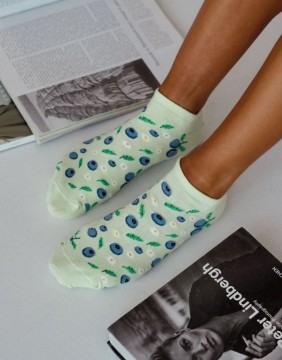 Women's socks "Berries Pistachio"