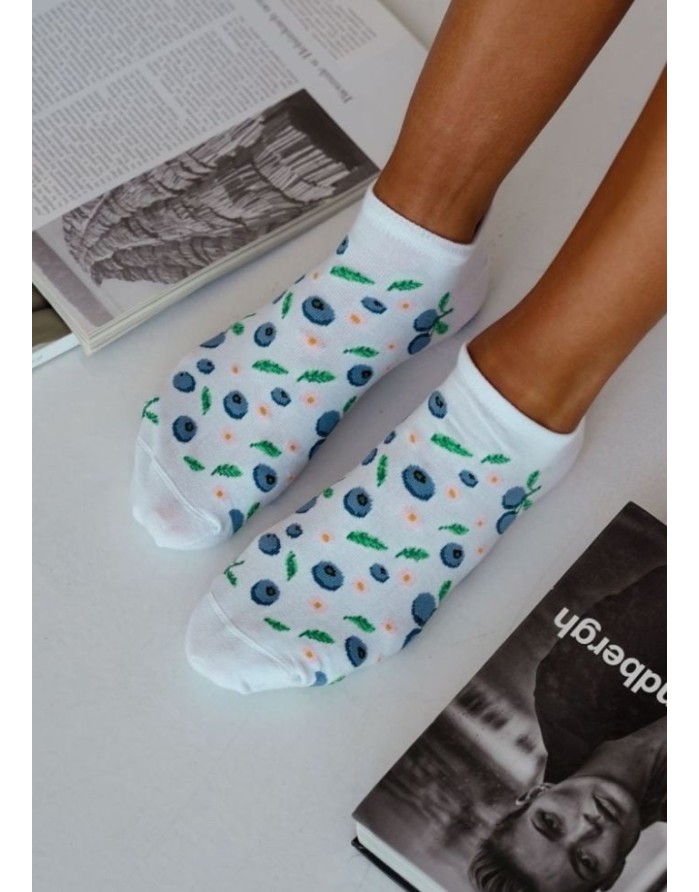 Женские носки "Berries White"
