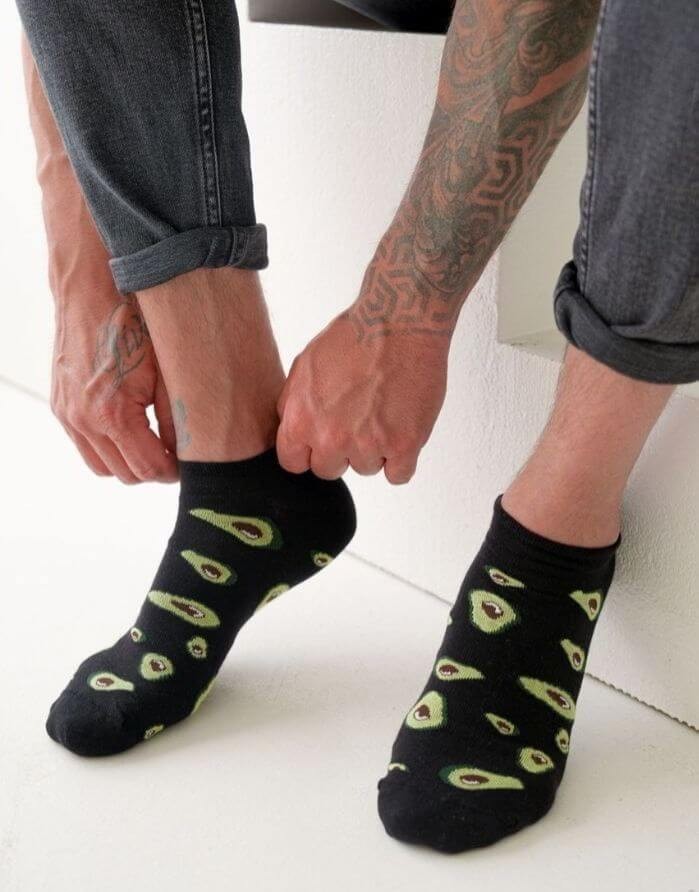Мужские носки "Avocado Black"
