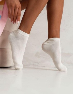 Women's socks "Sim Ecru"