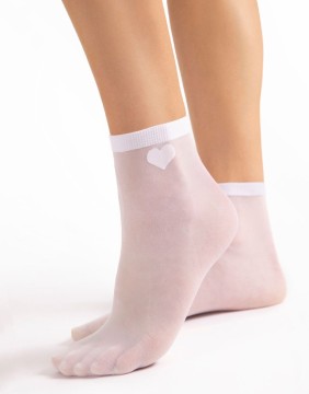 Naiste sokid "Cupido White" 20 Den