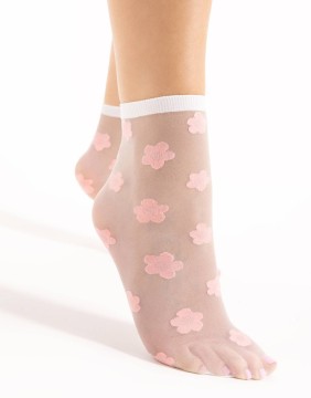 Women's socks "Jodie Off White" 20 Den