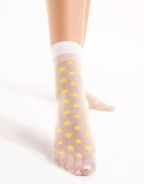 Naiste sokid "La La Off White Peach" 20 Den