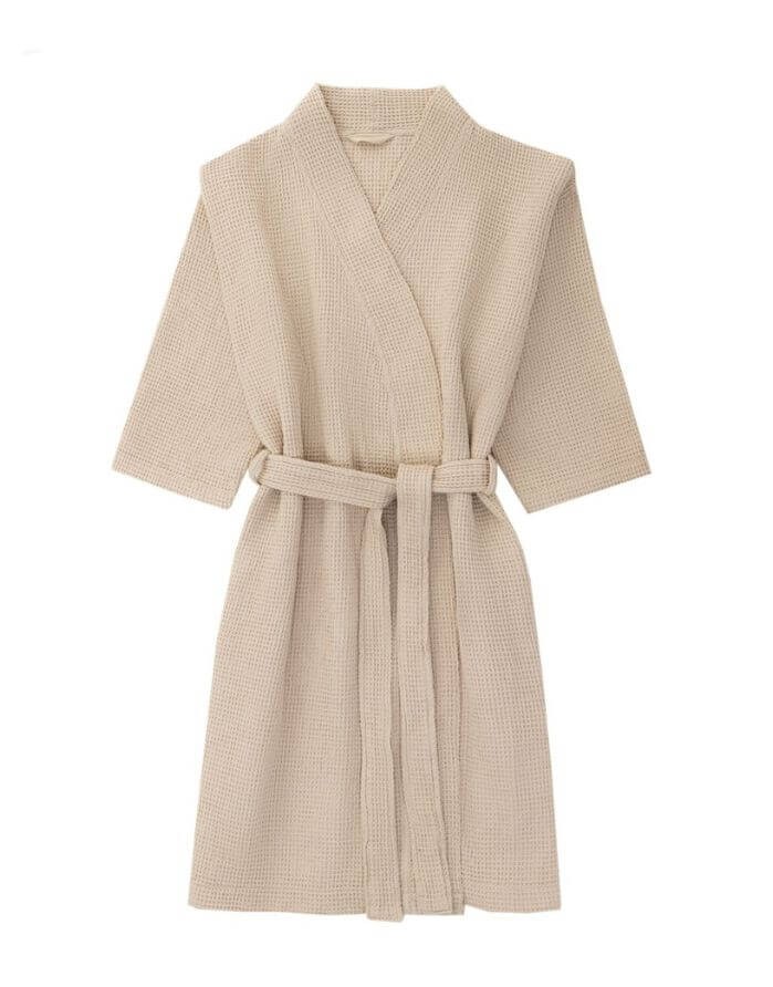 Hommikumantel "Beige Vafel"