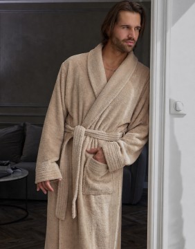 Bathrobe "Walter Beige"