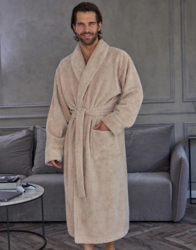 Bathrobe "Walter Beige" Bathrobe "Walter Beige"