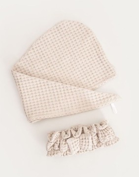 Набор для ванной "Turban Vaffel Beige"