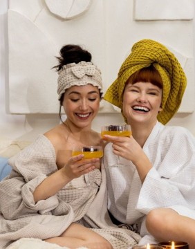 Bath set "Turban Vaffel Beige"
