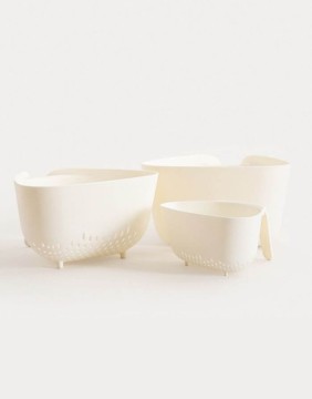 Colander set "Mollis Creamy"