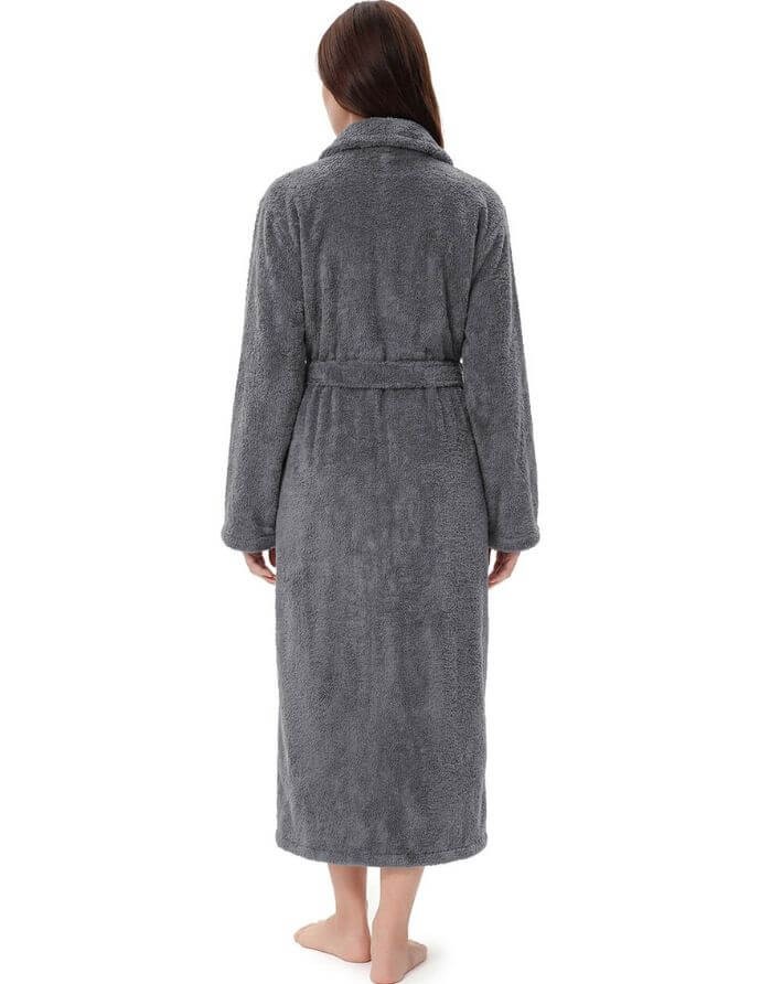 Bathrobe "Woll Anthrazit"