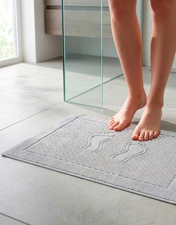 Bath mat "Feets Hallgrau"