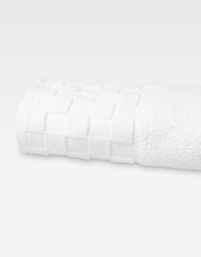 Puuvillane rätik "Grid White"