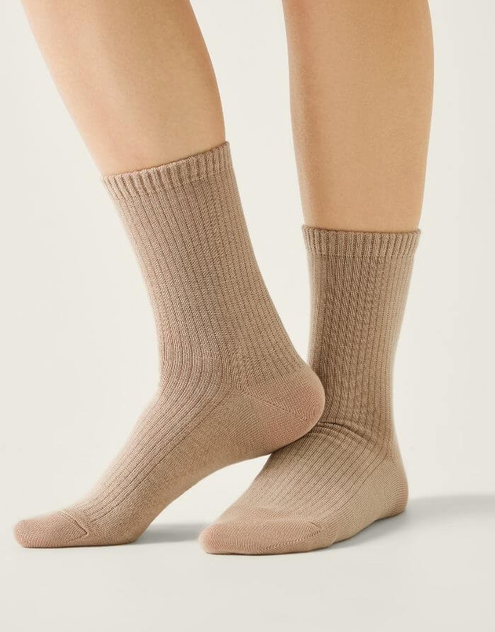 Women's socks "Miriam Classic Beige"