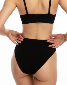 Naiste aluspüksid "Bamboo Black Bikini"