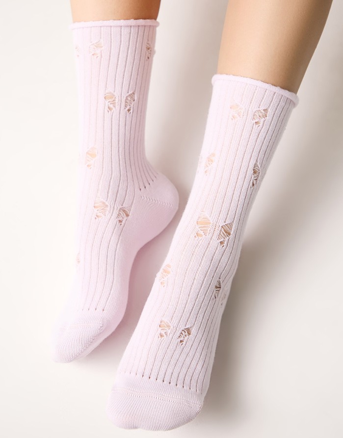 Women's Socks "Pink hole"