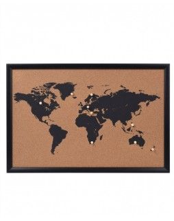 Lenta Žemėlapis "Whole World" Black