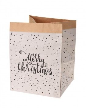 Paper Bag "Merry Christmas", 20 cm