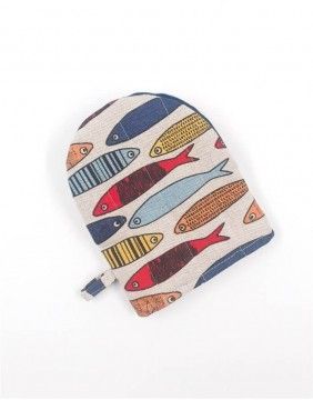 Kitchen glove "Colorful Fishes"