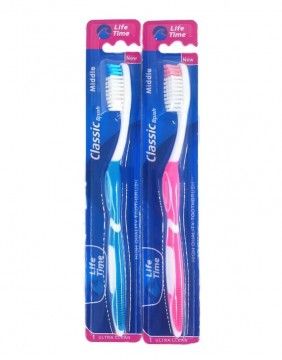 Toothbrush "Life Time" Classic Middle