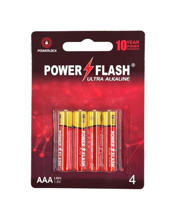 Batteries POWER FLASH AAA LR03 1,5V