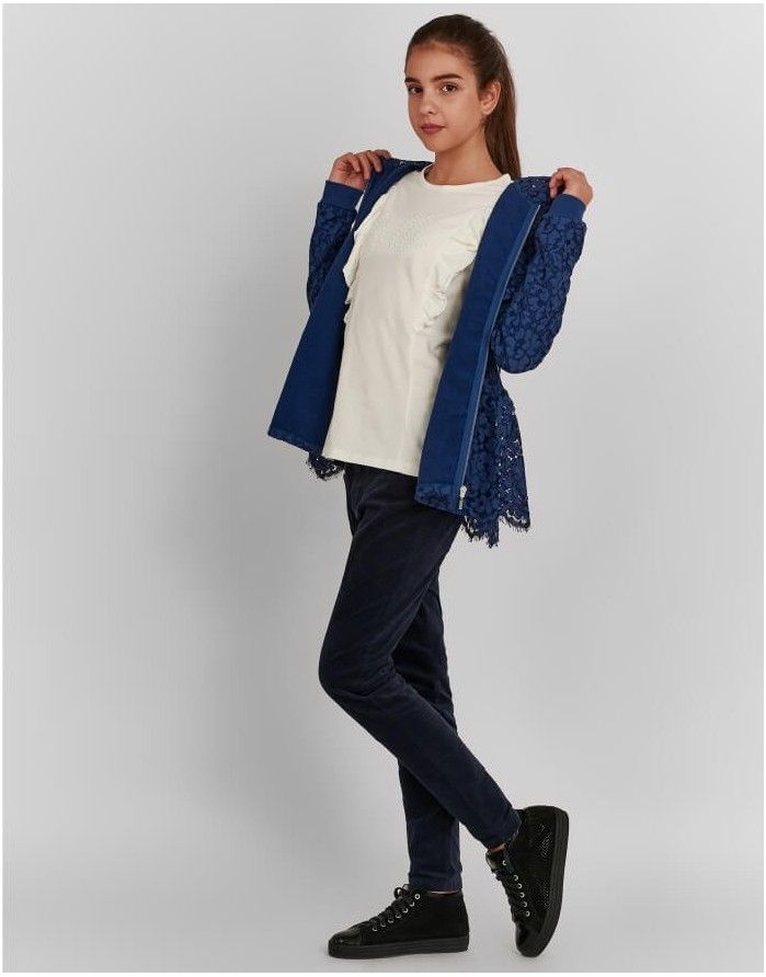 Sweatshirt "Blue Flowers"
