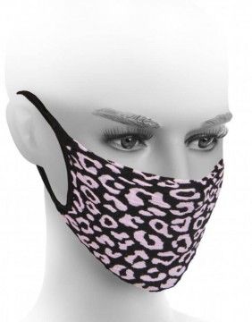 Защитная маска для лица ''Leopard Neon Pink''