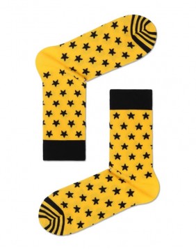 Men's Socks ''Happy Yellow Stars''