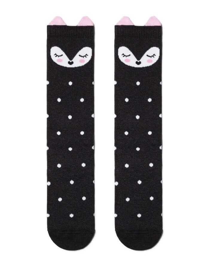 Children's socks "Black Kitty"