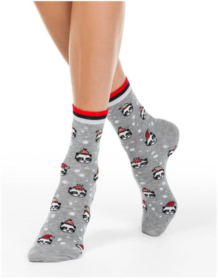 Women's socks "Xmas panda"