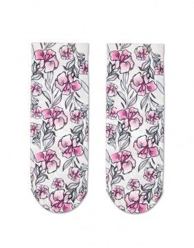 Women's socks "Pink Flowers"