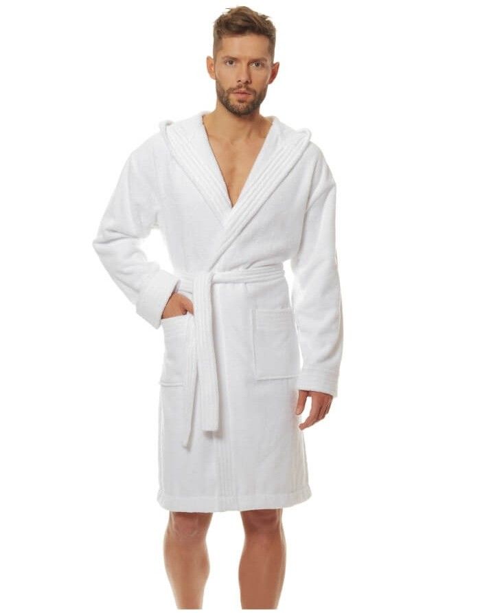 Bathrobe "Jordan White"