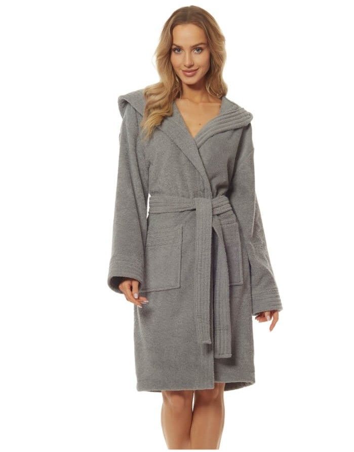 Bathrobe "Katrin Grafit"