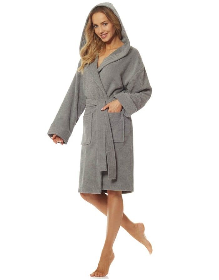 Bathrobe "Katrin Grafit"