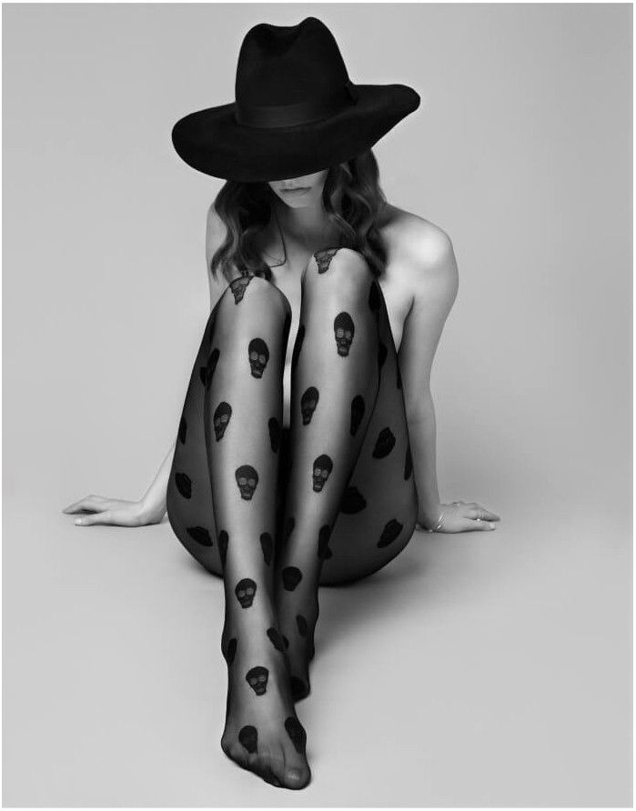 Women's Tights "Agent Skully" 20 Den