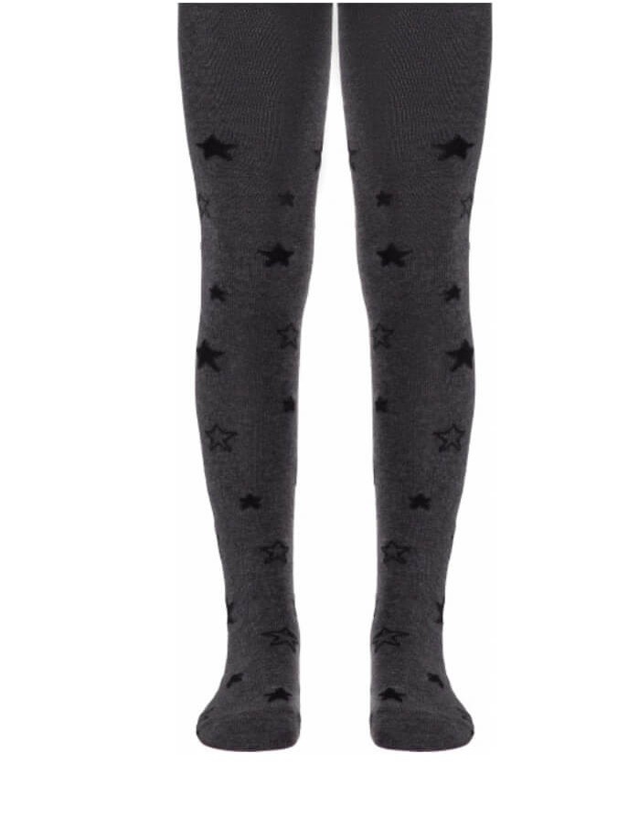 Tights for children ''Stars in Grey''