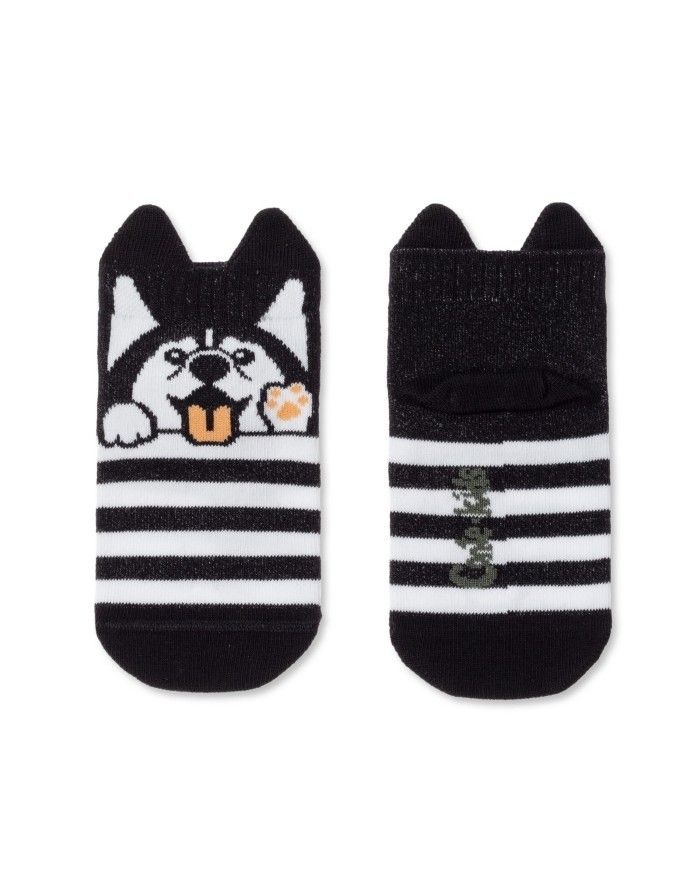 Laste sokid "Dog in Stripes"