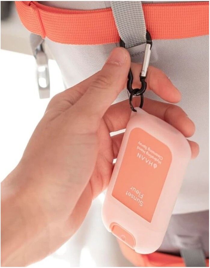 Hand sanitizer's Case + Lanyard HAAN "Citrus Noon"