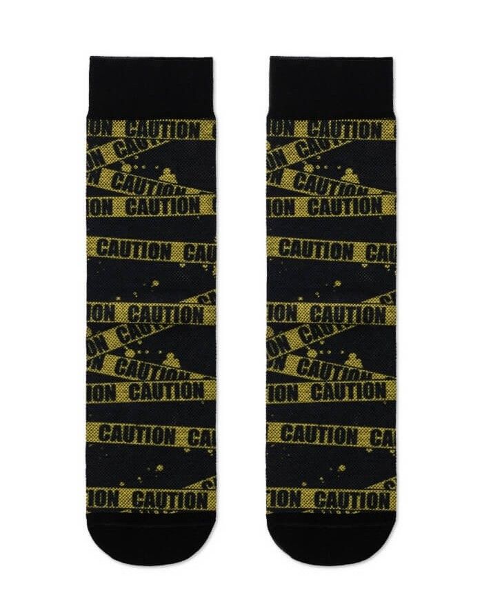 Meeste sokid "Caution"