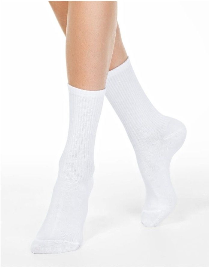 Naiste sokid "Comfy White"