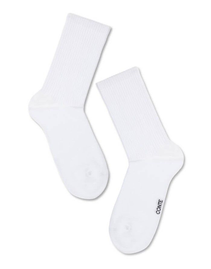Naiste sokid "Comfy White"