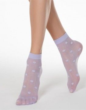 Women's socks "Dotty Violet"