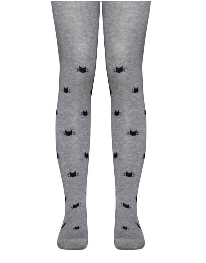 Tights for children ''Cats Grey''