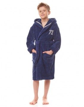 Hommikumantel "Number Blue"