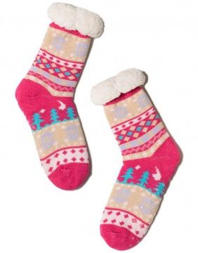 Women's socks "Pink Night"