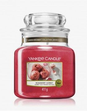 Scented candle YANKEE CANDLE, Roseberry Sorbet, 411 g