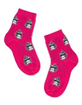 Children's socks "Pink Unicorn"